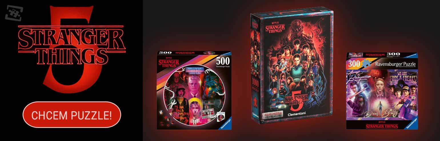 Puzzle zo seriálu Netflix Stranger Things