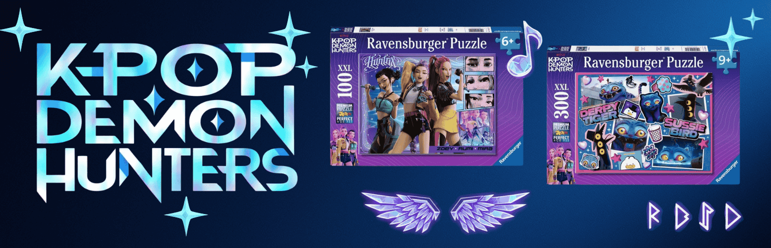 puzzle zo seriálu K-pop Demon Hunters