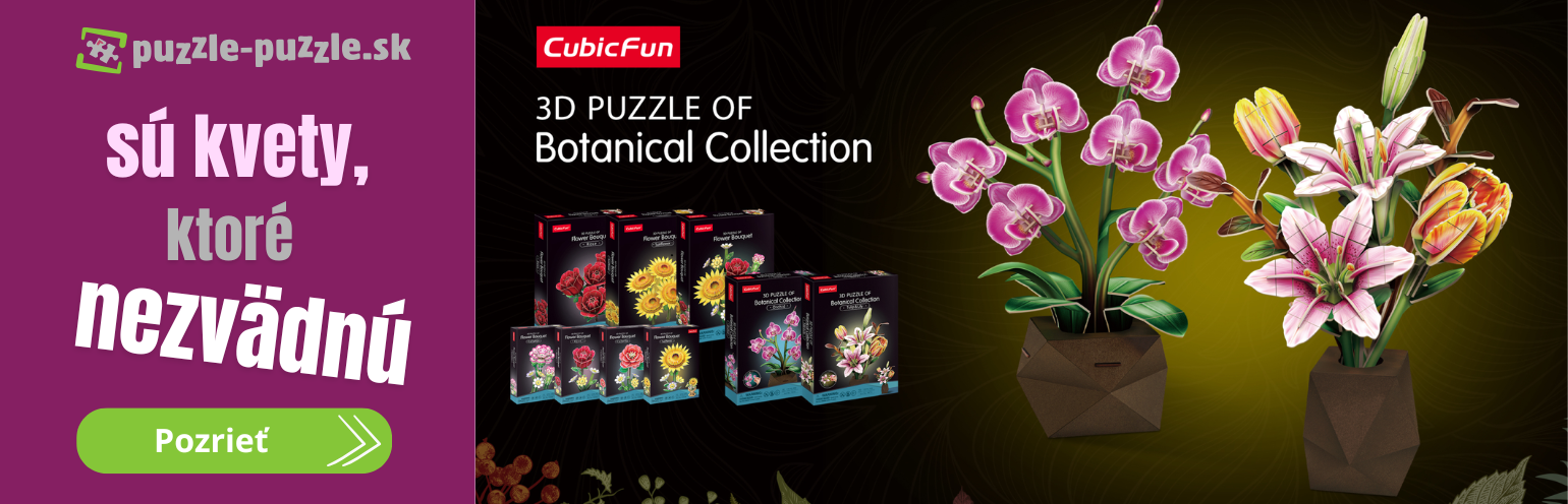 3D puzzle Cubicfun - Botanical Collection