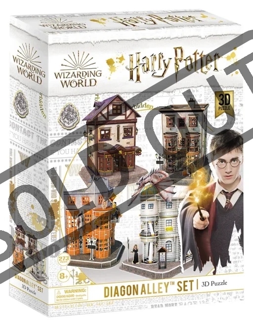 CUBICFUN 3D puzzle Harry Potter: Příčná ulice 273 dílků