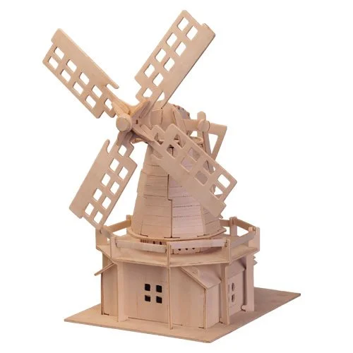 WOODEN TOY / WCK 3D puzzle Holandský větrný mlýn