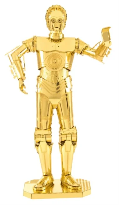 METAL EARTH 3D puzzle Star Wars: C-3PO (zlatý)