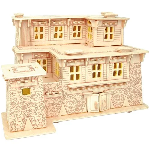 WOODEN TOY / WCK 3D puzzle Tibetský dům A