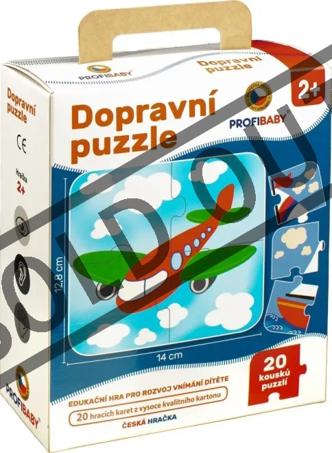 PROFIBABY Dopravní puzzle 5x4 dílky