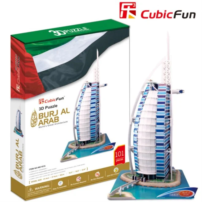 CUBICFUN 3D puzzle Burj al Arab 101 dílků