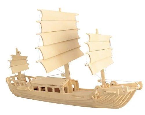 WOODEN TOY / WCK 3D puzzle Čínská plachetnice