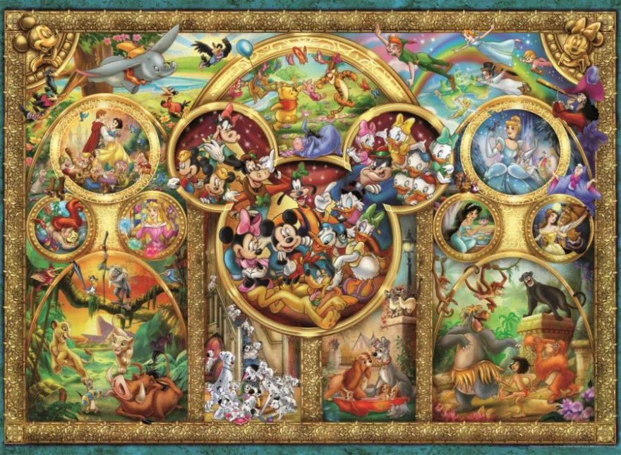 RAVENSBURGER Puzzle Disney rodina 500 dílků
