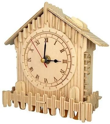 WOODEN TOY / WCK 3D puzzle Hodiny PF003
