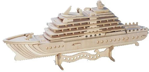 WOODEN TOY / WCK 3D puzzle Luxusní jachta