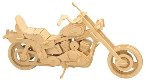 WOODEN TOY / WCK 3D puzzle Motorka Harley Davidson