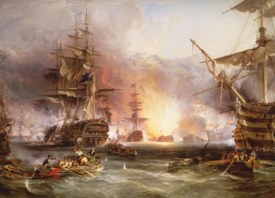 RAVENSBURGER Puzzle Námořní bitva u Alžíru 9000 dílků