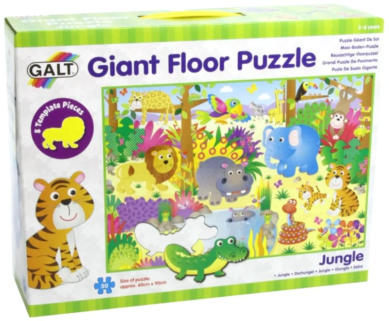 GALT Obří podlahové puzzle Džungle 30 dílků