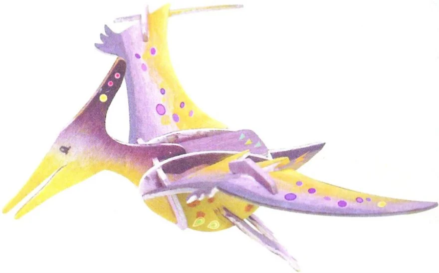 ARTLOVER 3D puzzle Pterosaurus s barvičkami