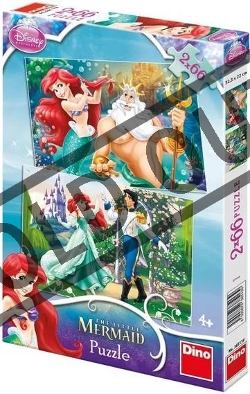 DINO Puzzle Ariel 2x66 dílků