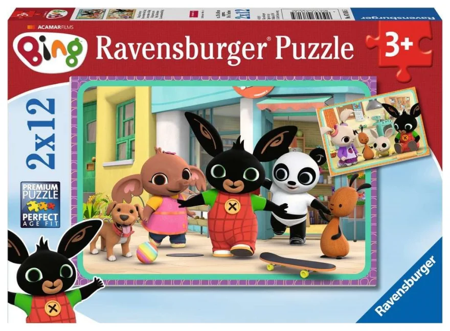 RAVENSBURGER Puzzle Bing 2x12 dílků