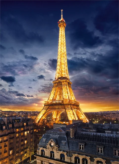 CLEMENTONI Puzzle Eiffelova věž 1000 dílků