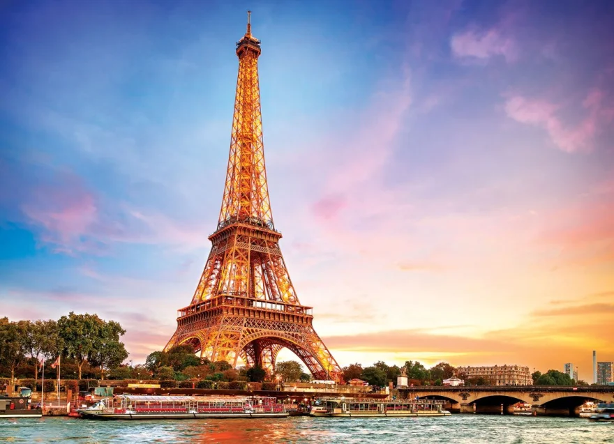 EUROGRAPHICS Puzzle Eiffelova věž, Paříž 1000 dílků