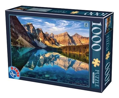 D-TOYS Puzzle Jezero Moraine, Kanada 1000 dílků