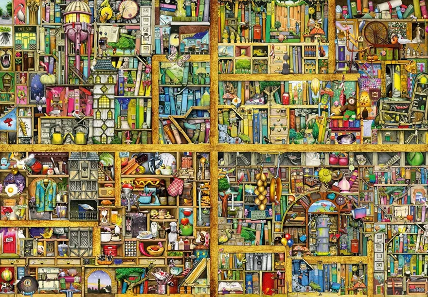 RAVENSBURGER Puzzle Kouzelná knihovna 18000 dílků