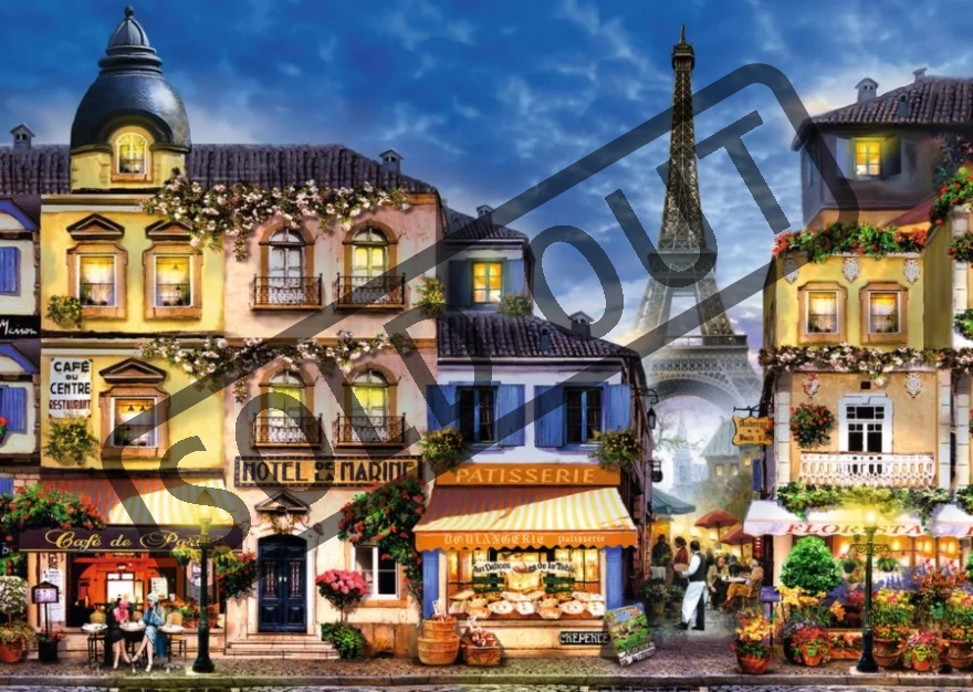 RAVENSBURGER Puzzle Krásná Paříž EXTRA 300 dílků