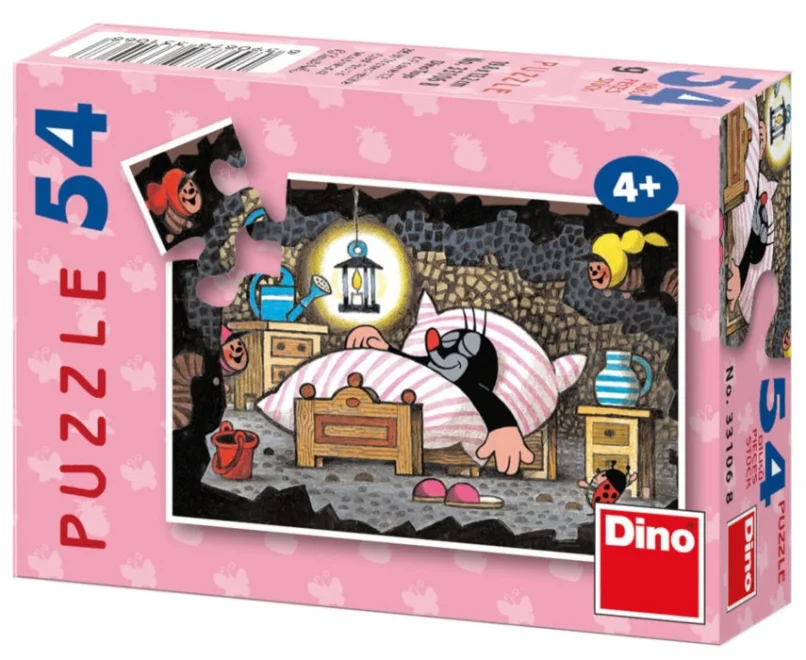 DINO Puzzle Krtek - dobrou noc 54 dílků