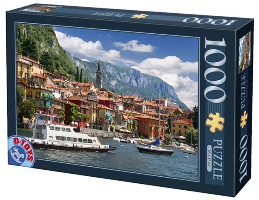 D-TOYS Puzzle Přístav Como, Itálie 1000 dílků