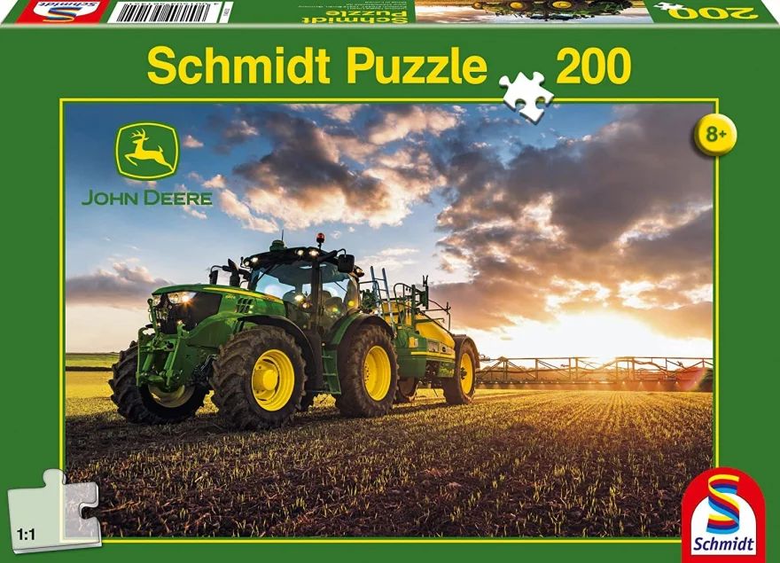 SCHMIDT Puzzle Traktor John Deere 6150R 200 dílků