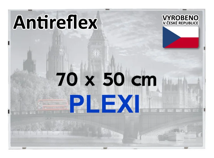 BFHM Rám na puzzle Euroclip 70x50cm (plexisklo antireflex)