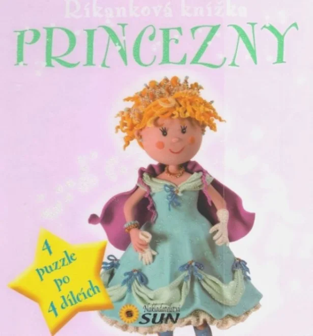 Nakladatelství SUN Kniha s puzzle: Princezny