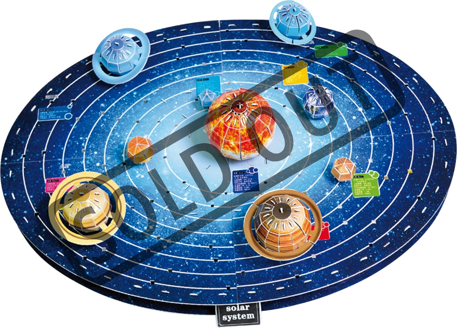 MAGIC PUZZLE 3D puzzle Sluneční soustava 146 dílků | Puzzle-puzzle.sk