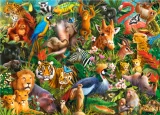 Puzzle Úžasná zvířata 180 dílků