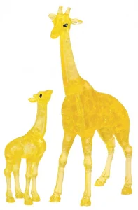 3D Crystal puzzle Žirafa s mládětem 38 dílků