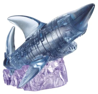 3D Crystal puzzle Žralok 37 dílků