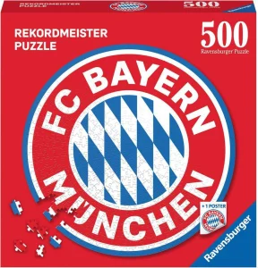 Kulaté puzzle FC Bayern Logo 500 dílků