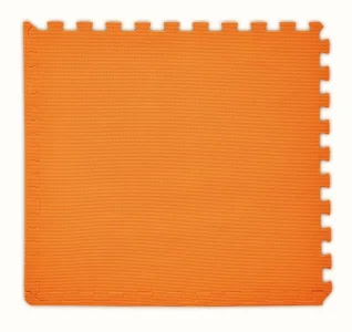 Pěnový koberec tl. 2 cm - oranžový 1 díl s okraji
