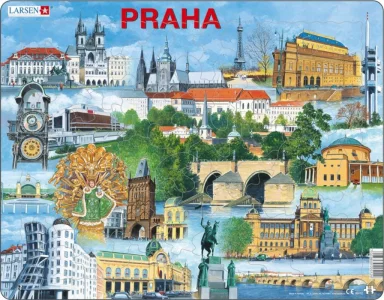 Puzzle Praha 66 dílků