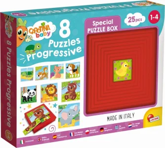 Progresivní puzzle Mláďata 8v1