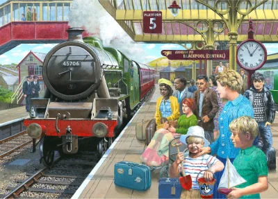 Puzzle Express do Blackpoolu 1000 dílků