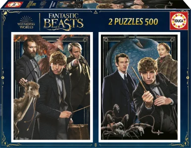 Puzzle Fantastická zvířata 2x500 dílků