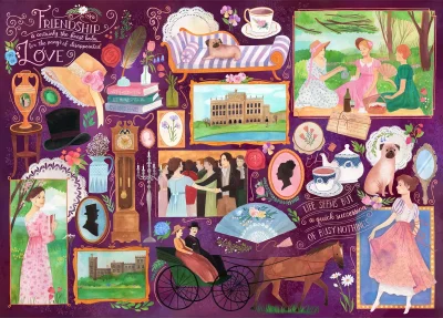 Puzzle Knižní klub: Jane Austen 1000 dílků