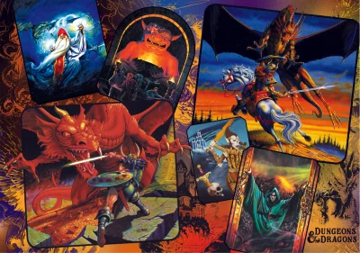 Puzzle Dungeons&Dragons: Počátky dračího doupěte 1000 dílků