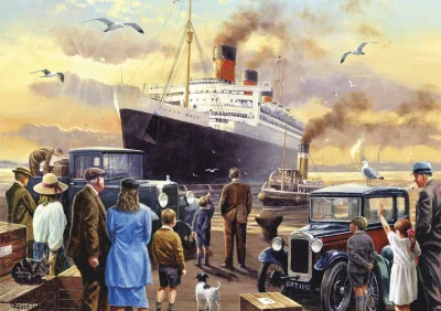 Puzzle RMS Queen Mary 1000 dílků