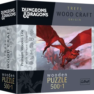 Wood Craft Origin puzzle Dungeons&Dragons: Starověký červený drak 501 dílků