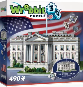3D puzzle Bílý dům, Washington 490 dílků