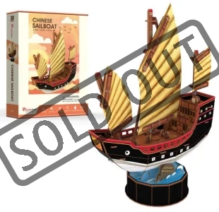 3D puzzle Čínská plachetnice 62 dílků