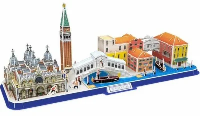 3D puzzle CityLine panorama: Benátky 126 dílků