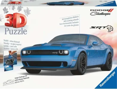 3D puzzle Dodge Challenger SRT Hellcat Widebody 163 dílků