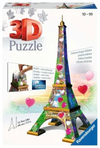 3D puzzle Eiffelova věž (Love Edition) 216 dílků