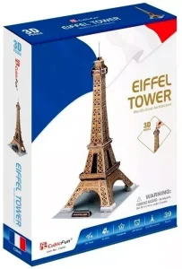 3D puzzle Eiffelova věž zlatá 39 dílků
