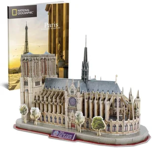 3D puzzle National Geographic: Katedrála Notre-Dame 128 dílků